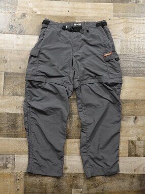 REI Co-op Sahara Convertible Zip-Off Hiking Pants Women's 10 Petite Gray Cargo